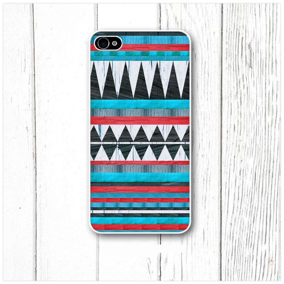 Aztec Navajo Style Pattern Blue   iPhone Case Cover    014