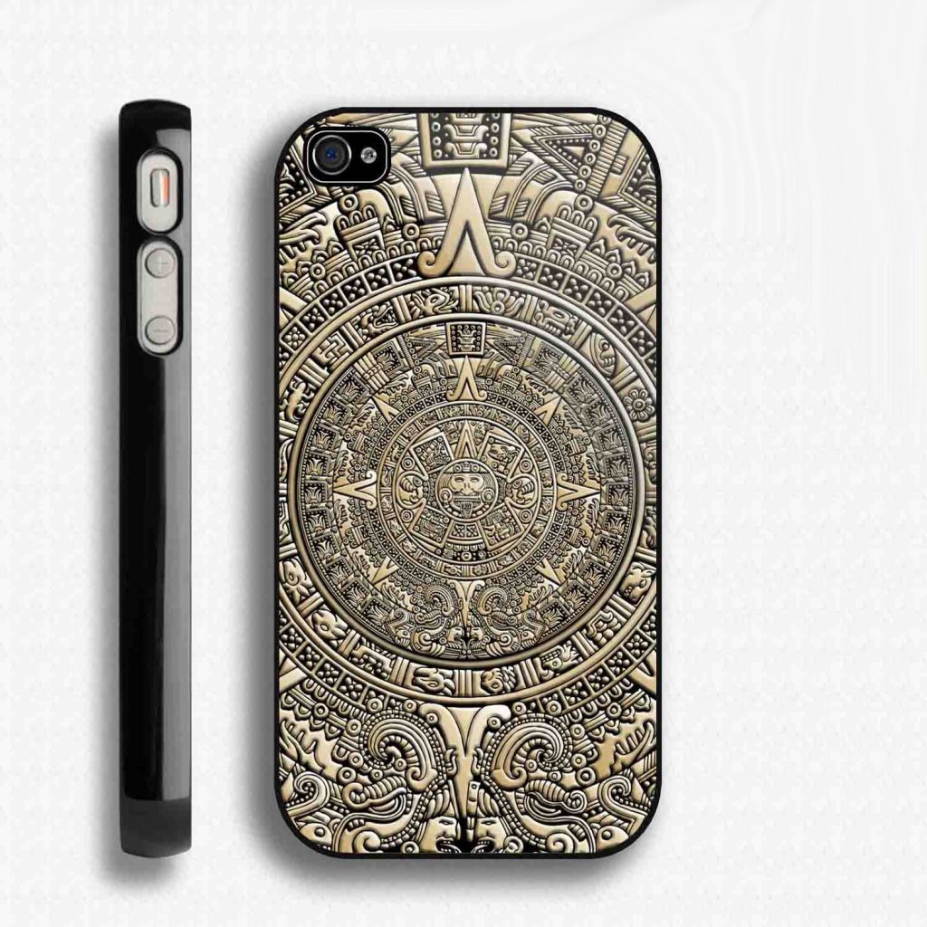 Aztec World Clock Tribal Native   iPhone Case Cover    017