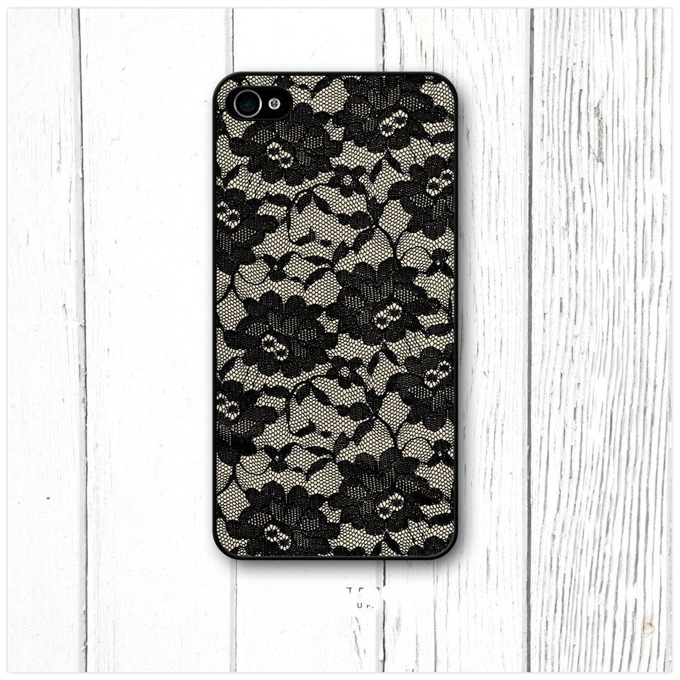 Black Lace  iPhone Case Cover    023