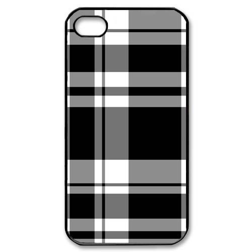 Black White Plaid   iPhone Case Cover    025