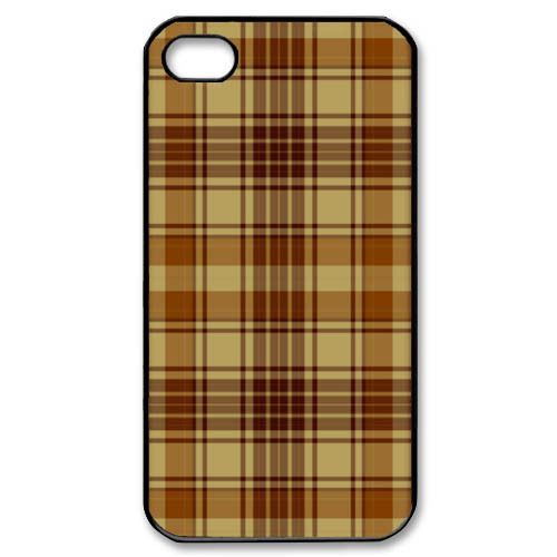 Brown Plaid Pattern   iPhone Case Cover    033
