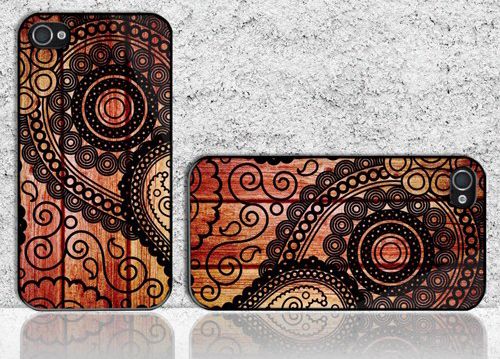 Native Indian in Wood   iPhone Case Cover    076