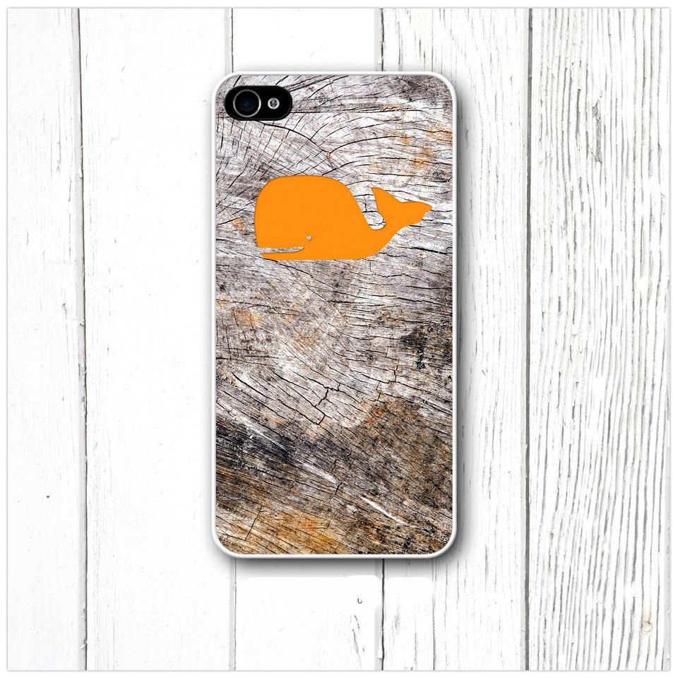 Orange Baby Whale   iPhone Case Cover    083