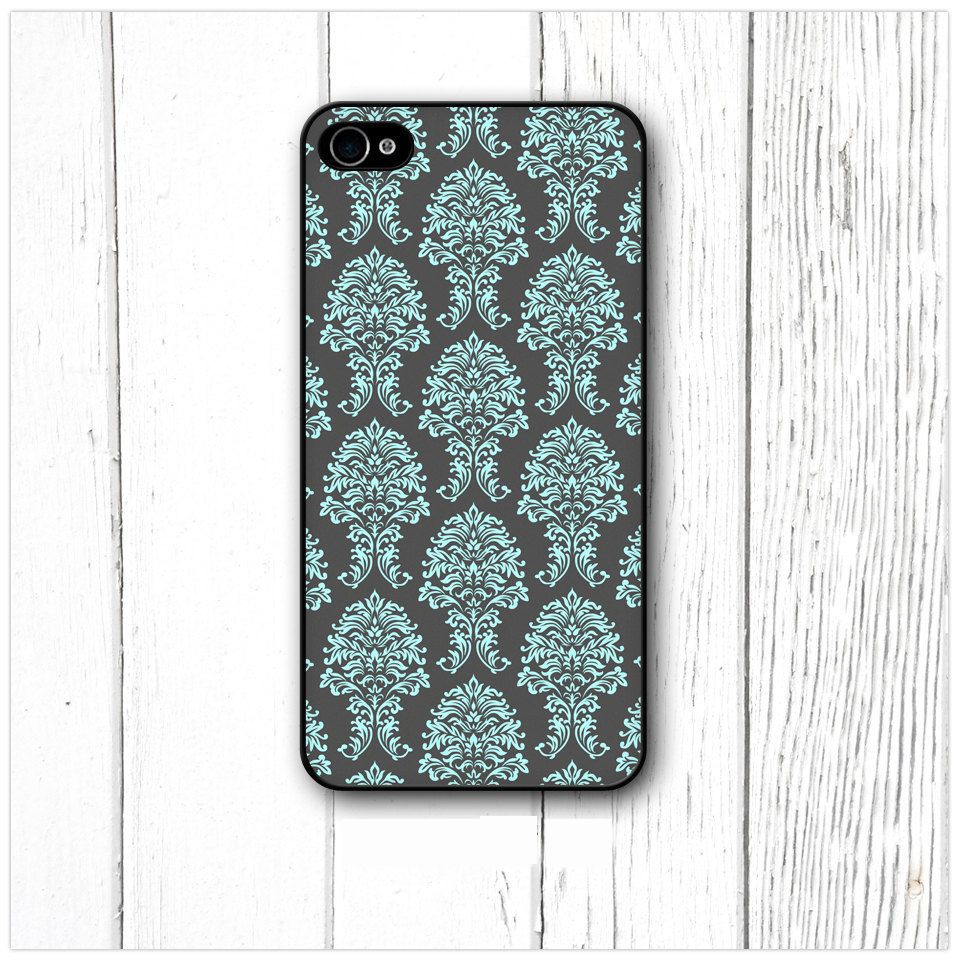 Teal Damask   iPhone Case Cover    106