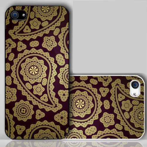 Gold Paisley   iPhone Case Cover    016