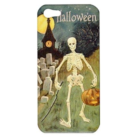 Halloween Skeleton Graveyard Pumpkin Full Moon   iPhone Case Cover     470
