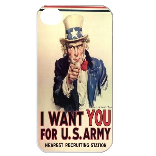 Uncle Sam Propaganda   iPhone Case Cover     875