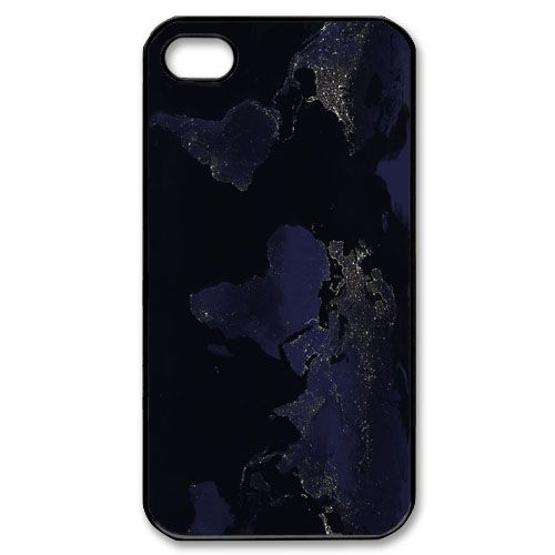 Wolrd Map at night   iPhone Case Cover     975