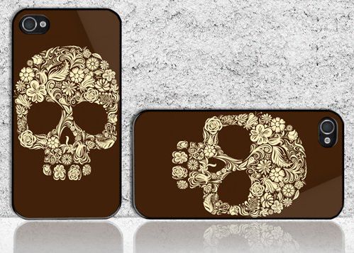 Sugar Skull Flower  iPhone Case Cover    024