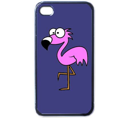 Cartoon Pink Flamingo Design iPhone Kılıf-Kapak 091