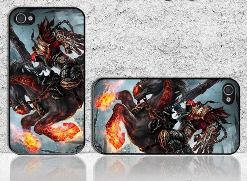 Darksiders Knight With Flaming Horse iPhone Kılıf-Kapak 114