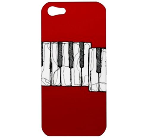 Red Piano Keys   iPhone Case Cover    050