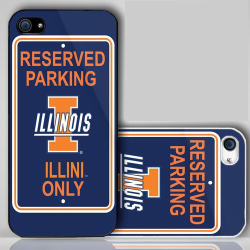 Reserved Parking Illinois Fighting Only   iPhone Case Cover    202
