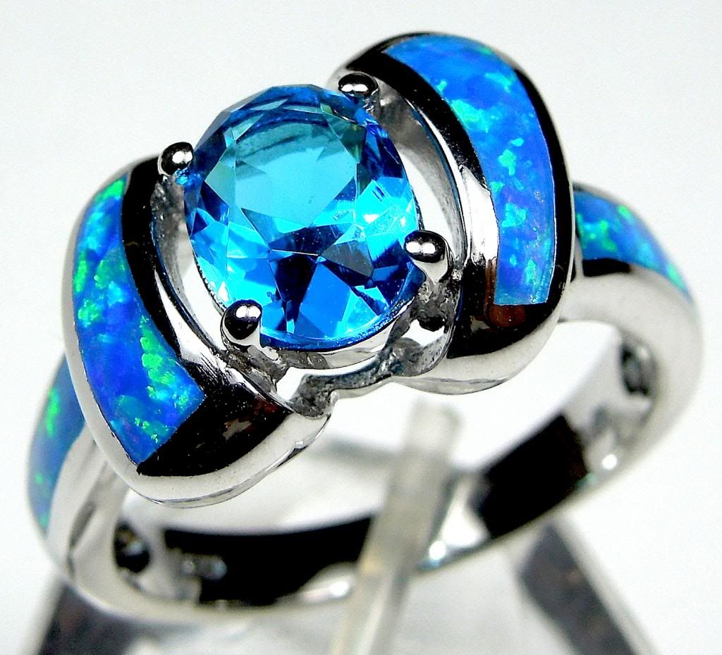925 sterling silver blue topaz blue opal 925 sterling silver blue topaz blue opal