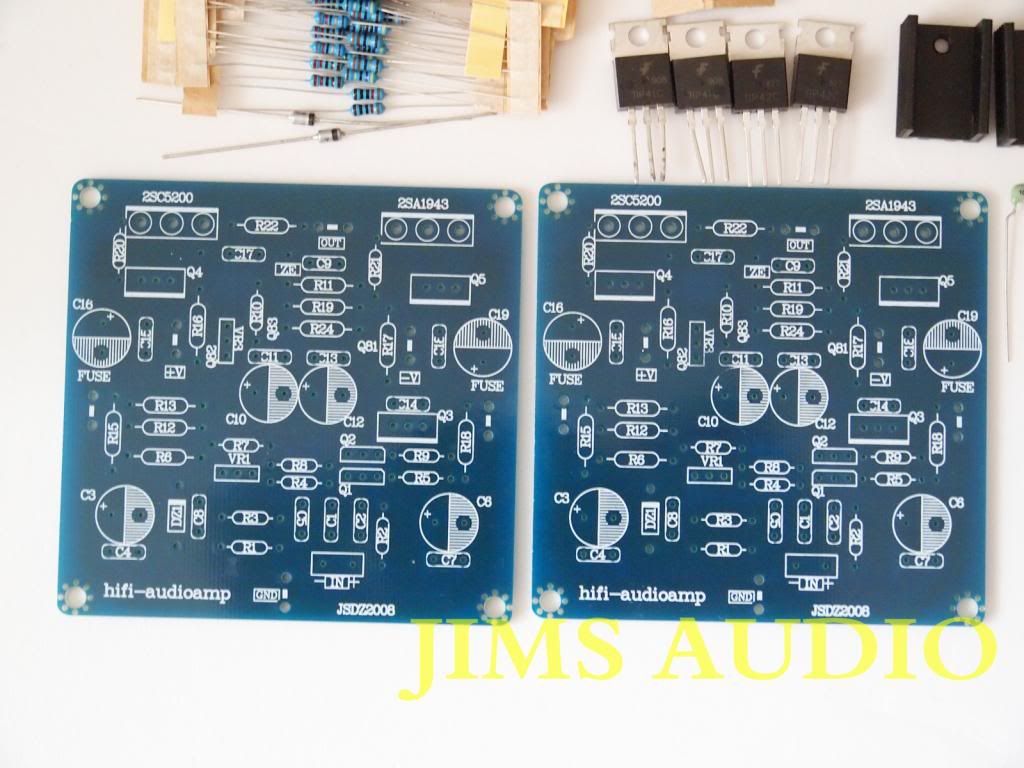 Push Pull power amplifier 2SC5200/A1943 class AB DX Amp ... simple circuit diagram voltage 