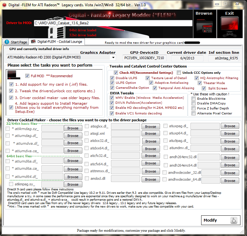 It automatically detects your GPU and mods the driver according to your GPU specifications.