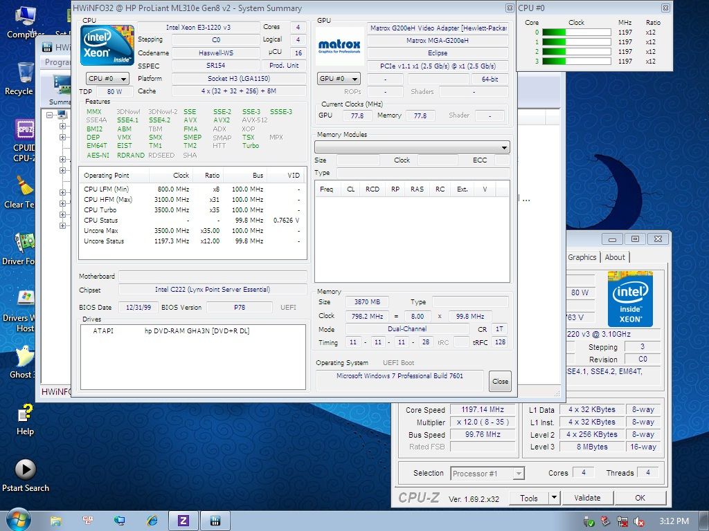 Xeon E5-2620, E3-1220v3, HP SAS 300GB 10K RPM - 3
