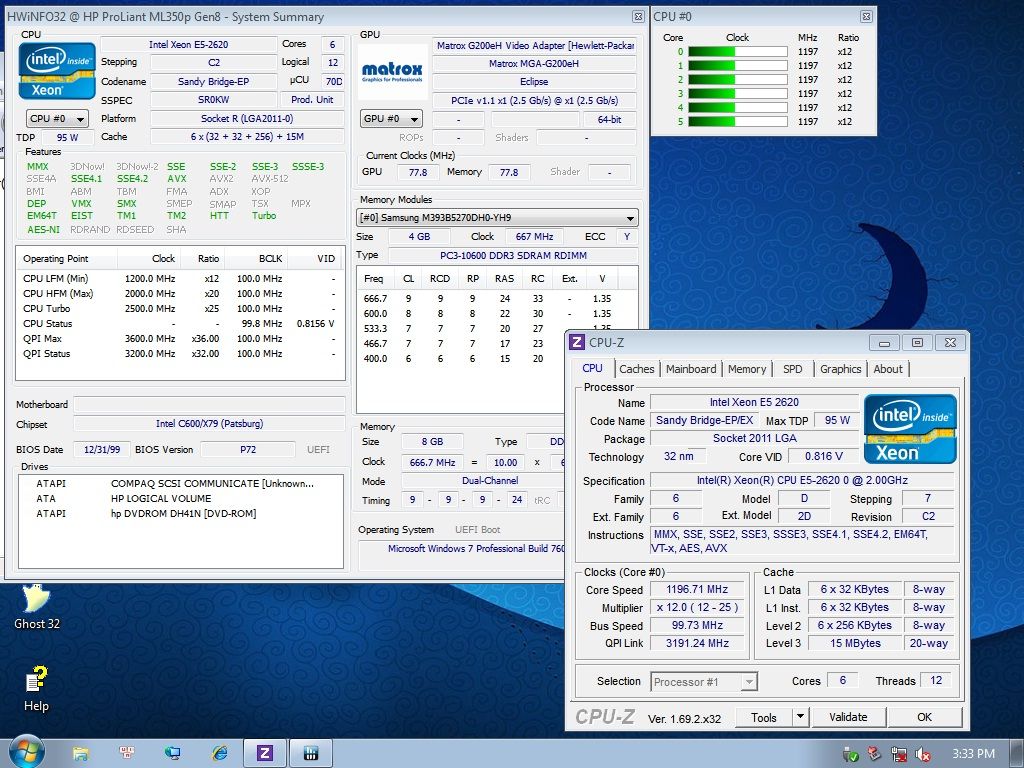 Xeon E5-2620, E3-1220v3, HP SAS 300GB 10K RPM - 1