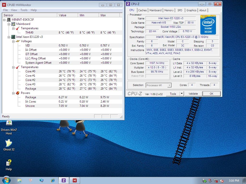 Xeon E5-2620, E3-1220v3, HP SAS 300GB 10K RPM - 4