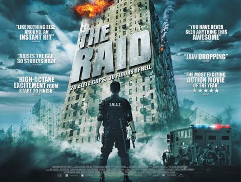 the raid, action, movie, 2012